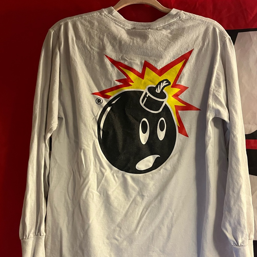 The Hundreds Adam Bomb pocket logo , and back print
